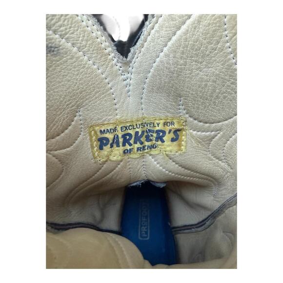 Vintage Stewart Boot Co Black Leather Western Cowboy Boot Men size 8.5 D - Picture 9 of 11